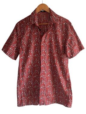 Versace Collection short sleeve button down cotton top excellent condition